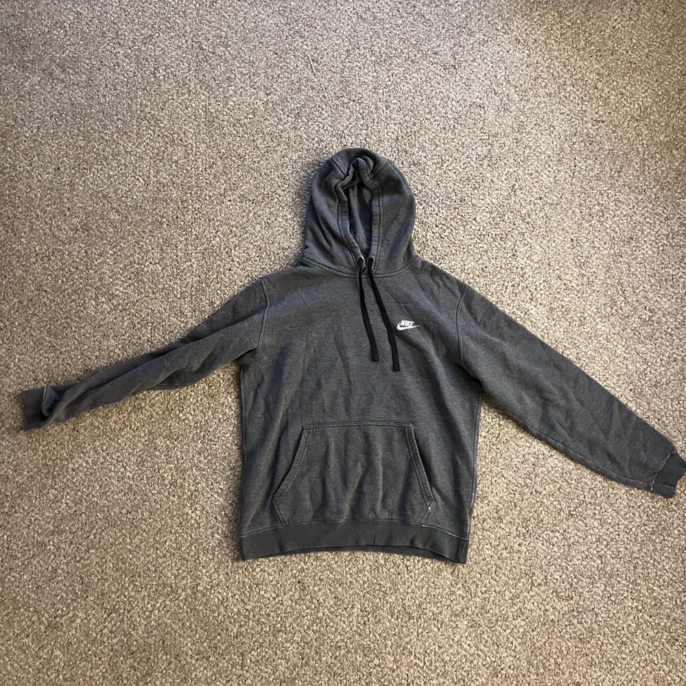 Essential Nike Grey Hoodie Size M